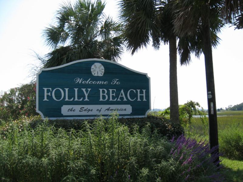 Folly Beach Sign